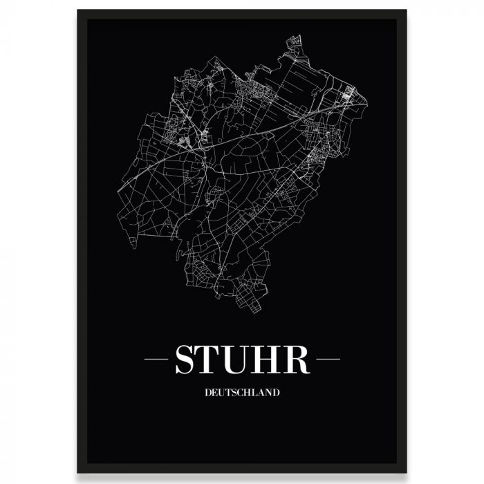 Stadtposter Stuhr Rahmen
