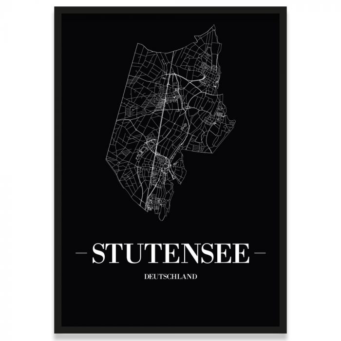 Stutensee Stadtposter Rahmen