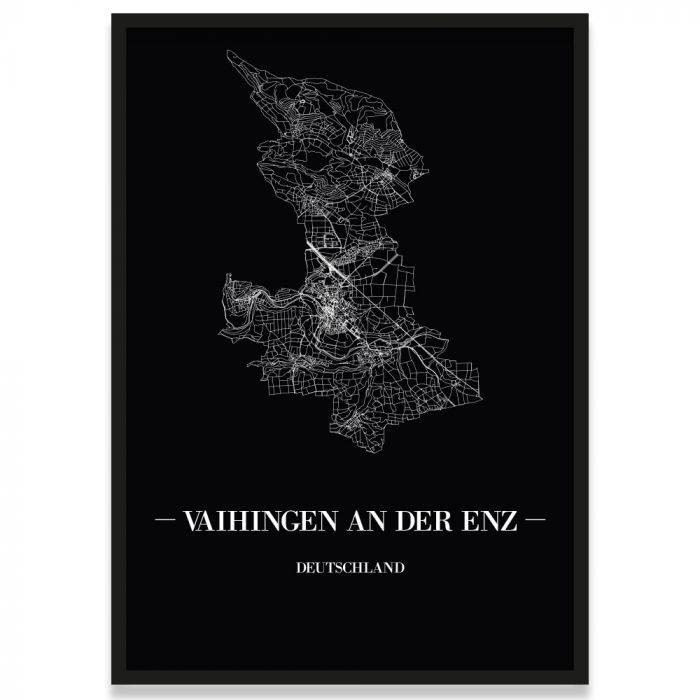Vaihingen an der Enz mit Bilderrahmen