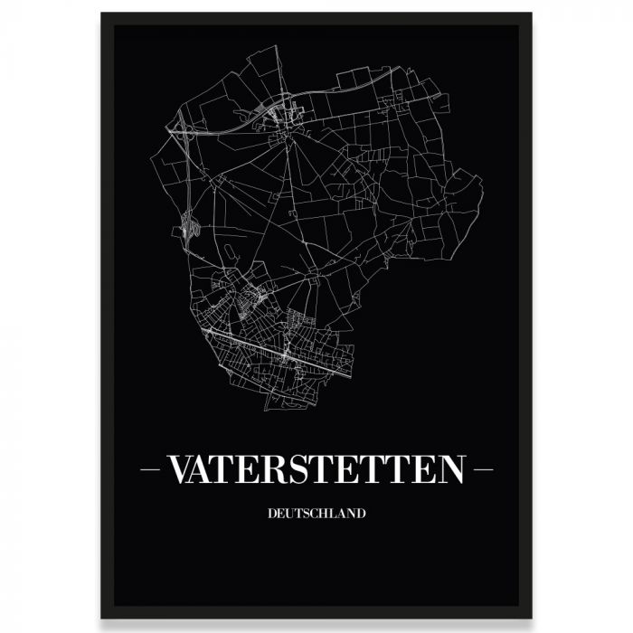 Stadtposter Vaterstetten Bilderrahmen