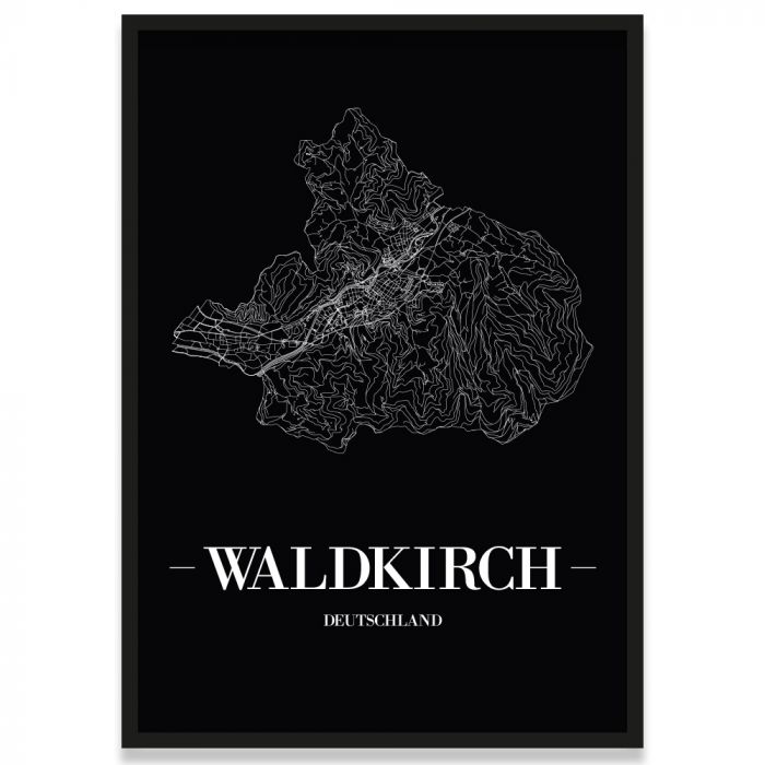 Stadtposter Waldkirch Bilderrahmen