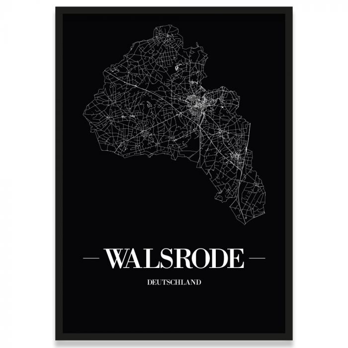 Poster mit Rahmen Walsrode