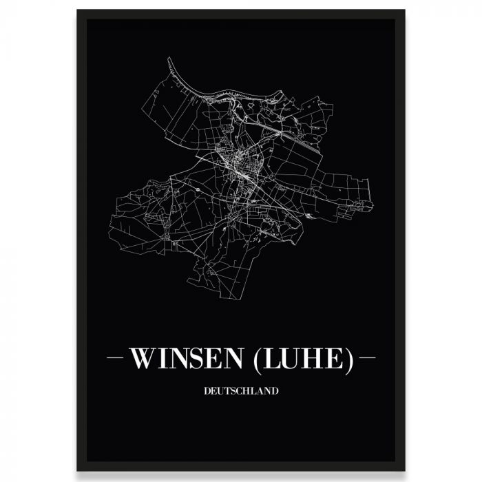Stadtposter Winsen (Luhe) Stadtplan