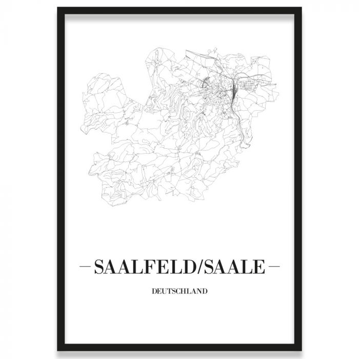 Stadtposter Saalfeld Saale