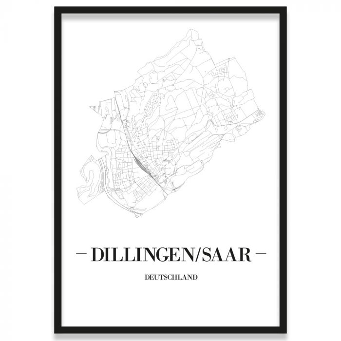 Stadtposter Dillingen (Saar)