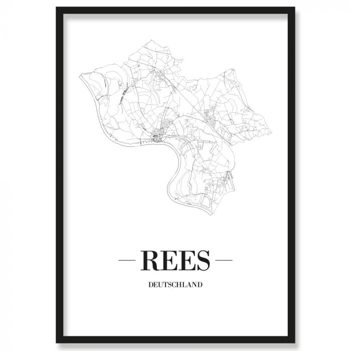 Stadtposter Rees