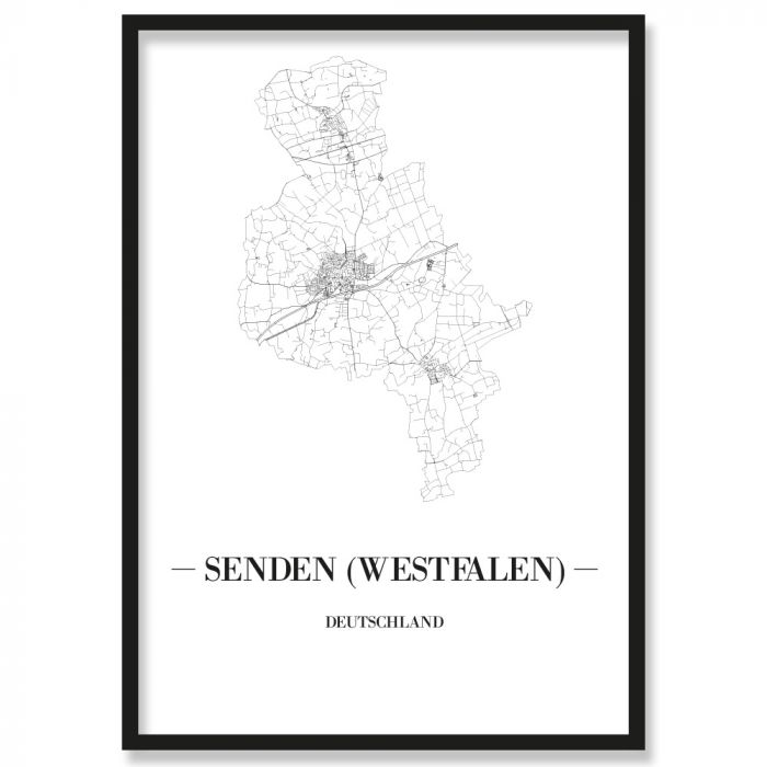 Stadtposter Senden (Westfalen)