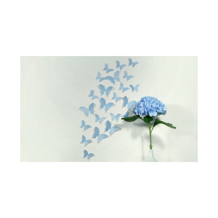 3D Wandtattoo - Hellblau