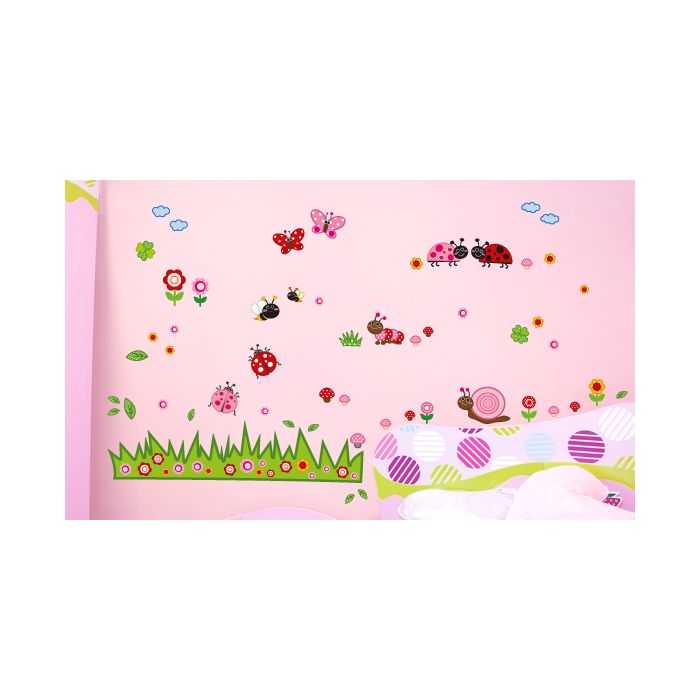 Wandsticker Set XL - bunte Krabbelwelt