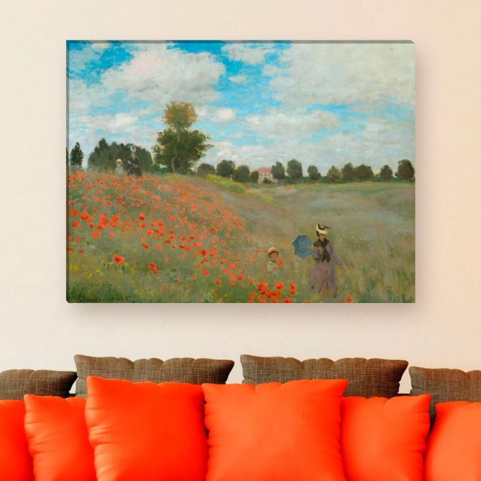 Claude Monet - Mohnfeld bei Argenteuil