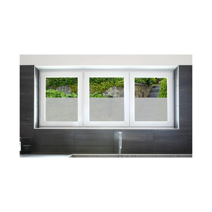 Milchglasfolie für Fenster, Glastüren und Duschen - 60 cm breite