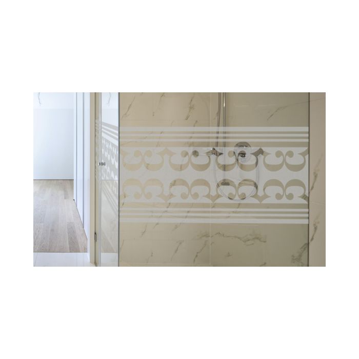 Milchglasfolie - Banner - Arabisches Muster