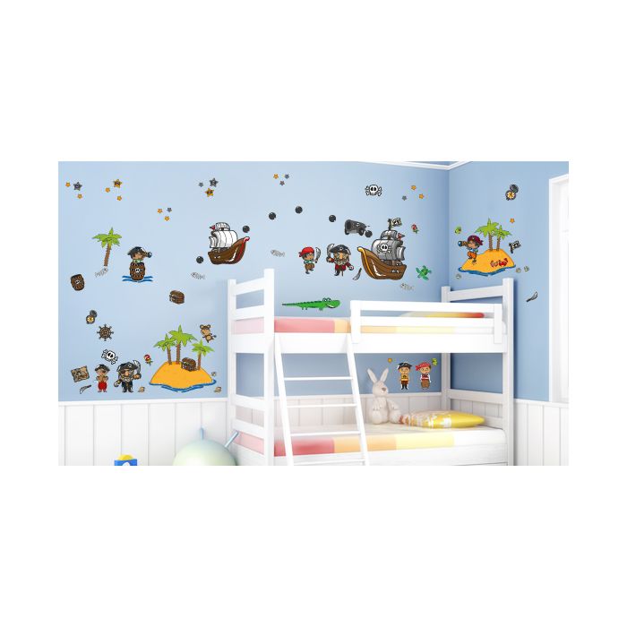 Wandsticker Mega Set - Piraten