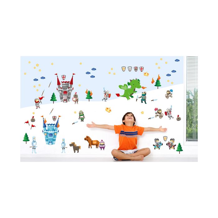 Wandsticker Mega Set - Ritter