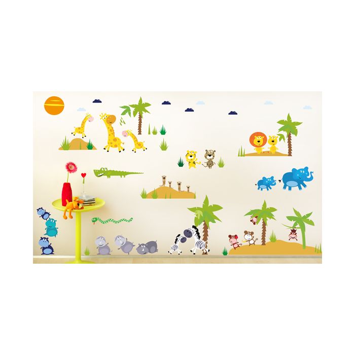 Wandsticker Mega Set - Safari