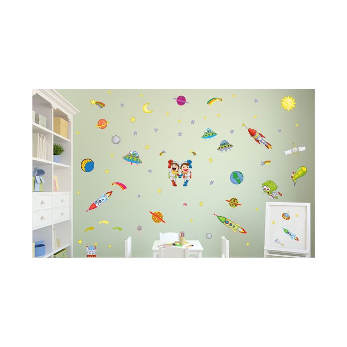 Wandsticker Mega-Set – Weltraum und Planeten