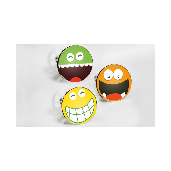 Stöpselaufkleber Smileys