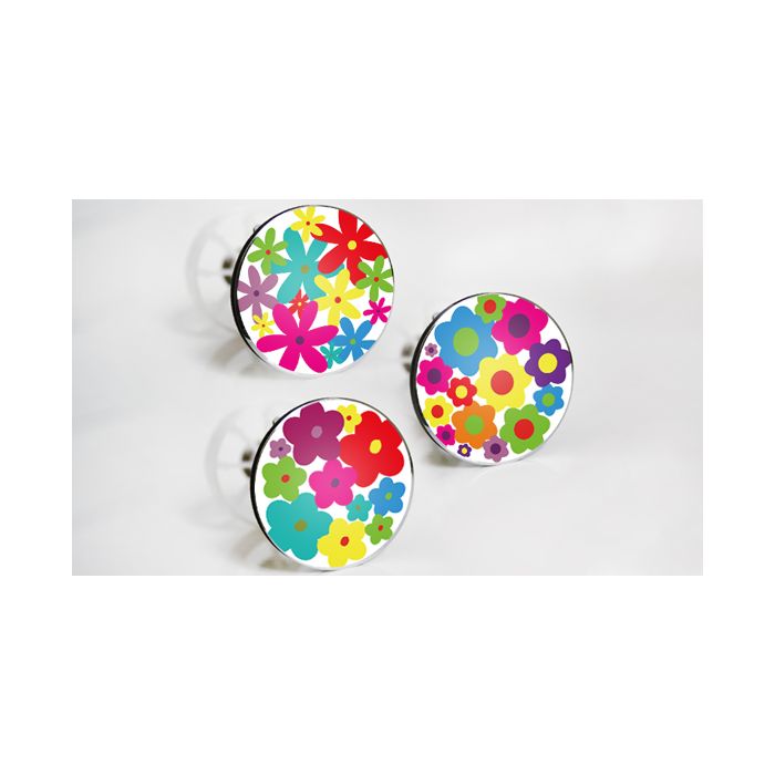 Stöpselaufkleber Flower Power 3