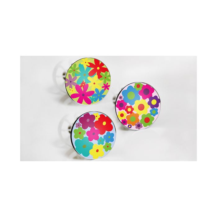 Stöpselaufkleber Flower Power 1
