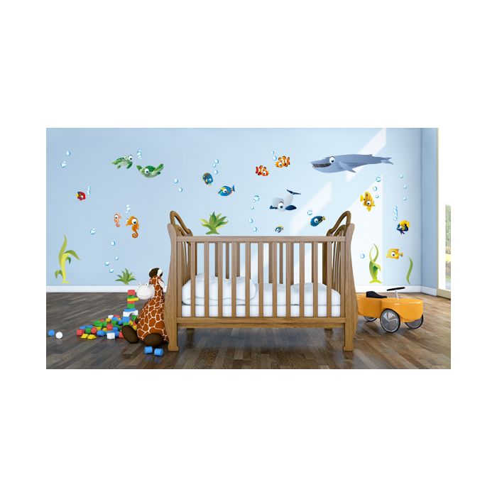 Wandsticker Set XL - Unterwasserwelt