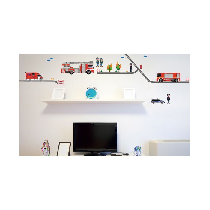 Wandsticker Set XL - Einsatzfahrzeuge