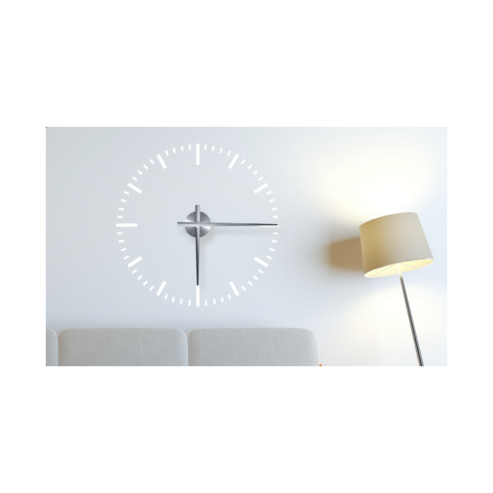 Wandtattoo Uhr - Bahnhofsuhr