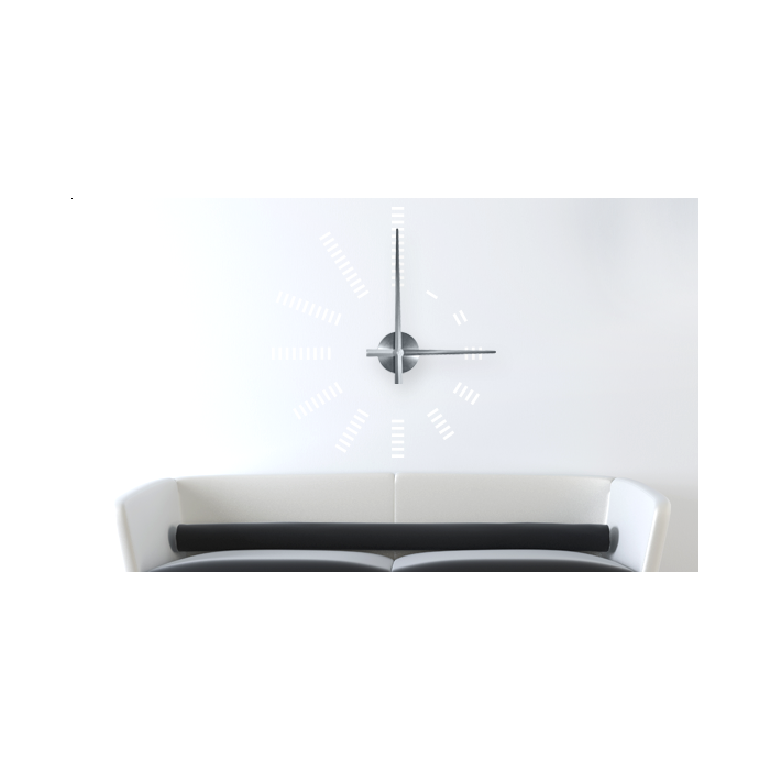 Wandtattoo Uhr - Square Wave