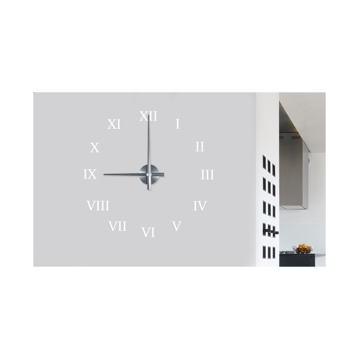 Wandtattoo Uhr römische Zahlen
