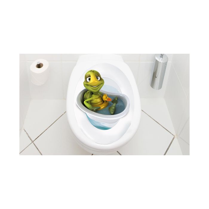WC Aufkleber Schildkröte in Badewanne