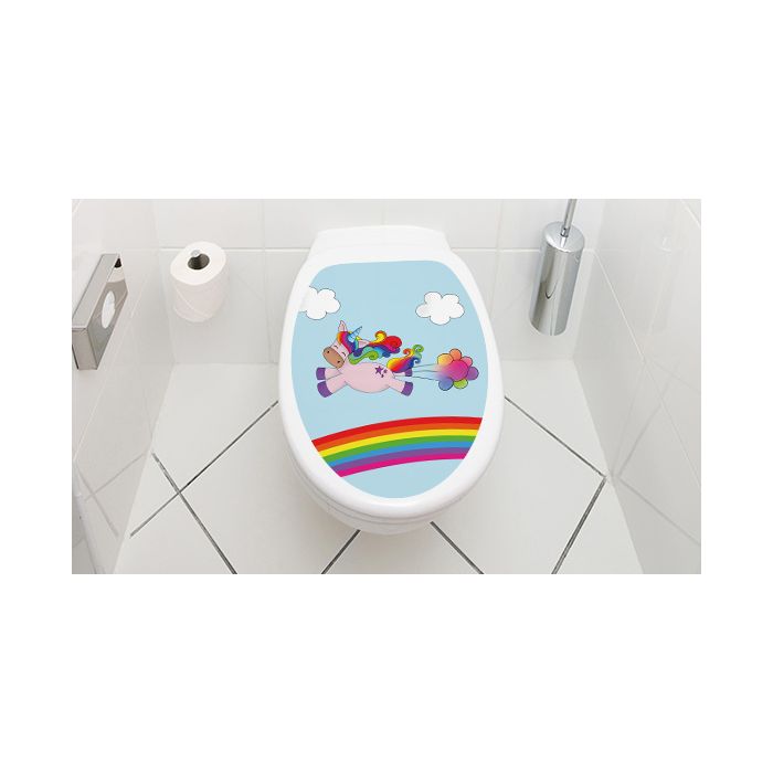 Toilettendeckel Einhorn Fart