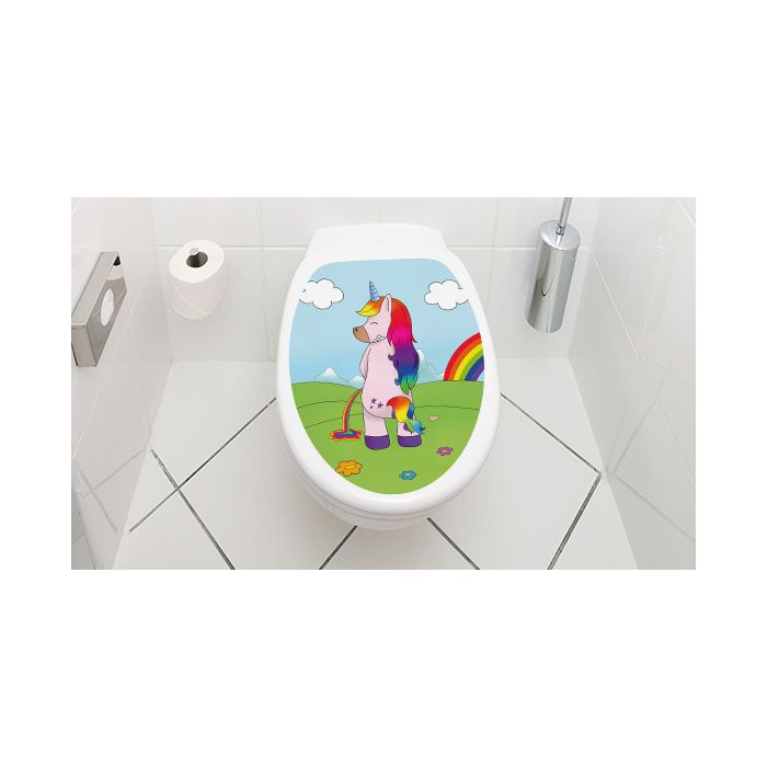 Toilettendeckel Einhorn Pee