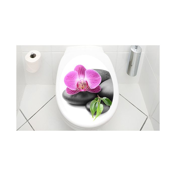 WC Aufkleber Orchidee