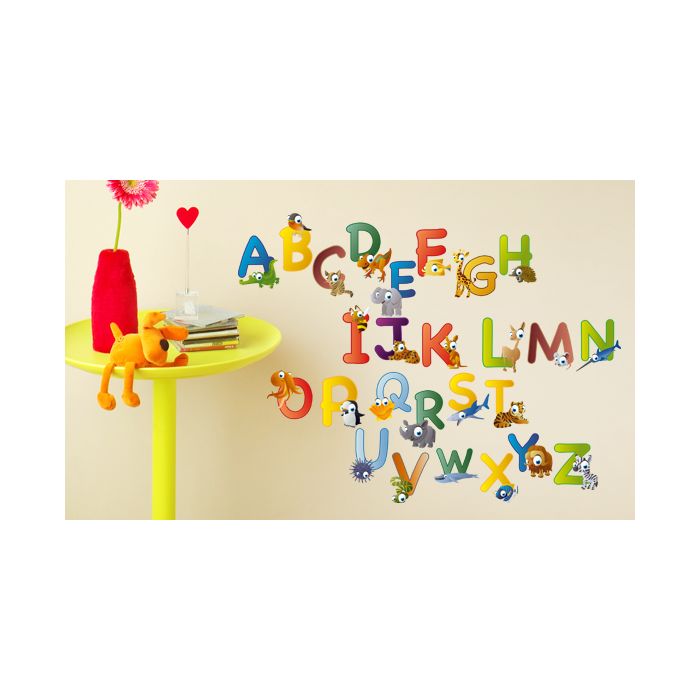Wandsticker Set XL - animal abc