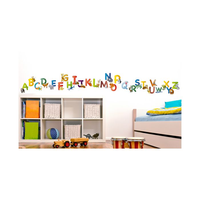 Wandsticker Mega Set - lustiges Tier ABC