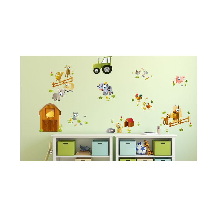 Wandsticker Set XL - Bauernhof