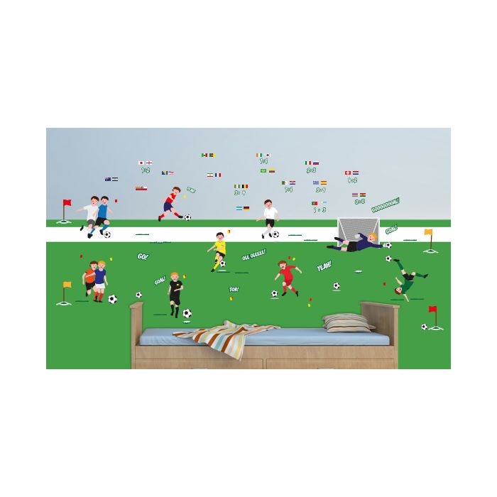 Wandsticker Mega Set - Fußball WM