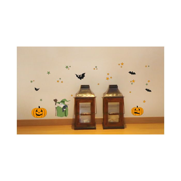 Wandsticker Set A4 - Halloween