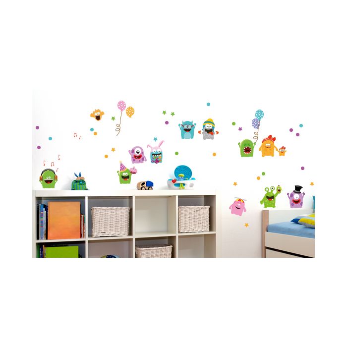 Wandsticker Set XL - Monster