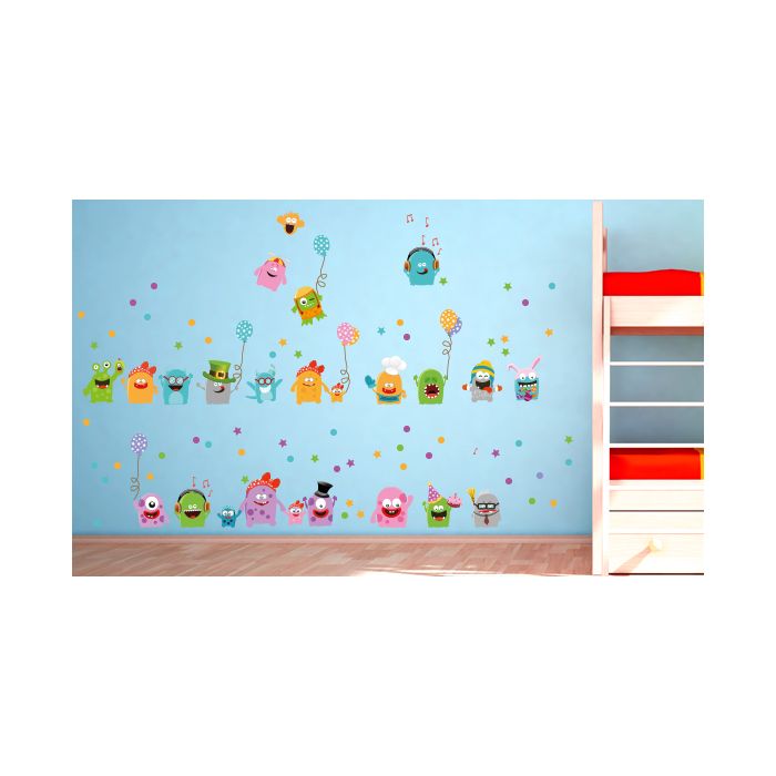 Wandsticker Mega Set - Monster