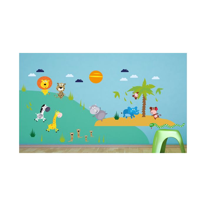 Wandsticker Set XL - Safari