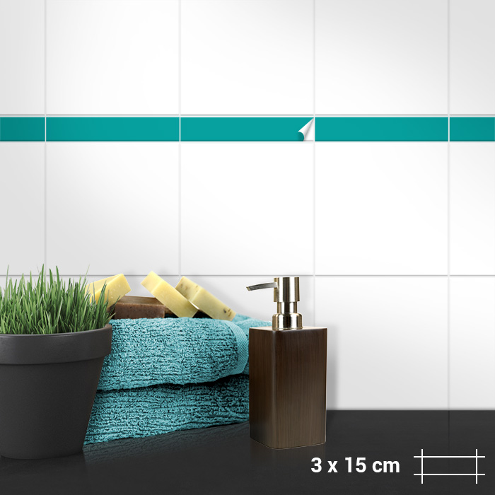 3x15cm Fliesenaufkleber