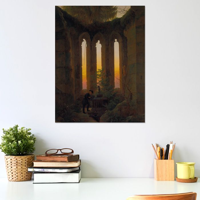 Poster Caspar David Friedrich - Huttens Grab