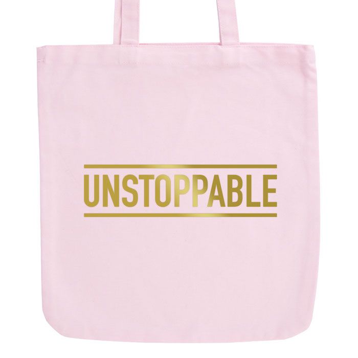 JUNIWORDS Pastell Jutebeutel Unstoppable