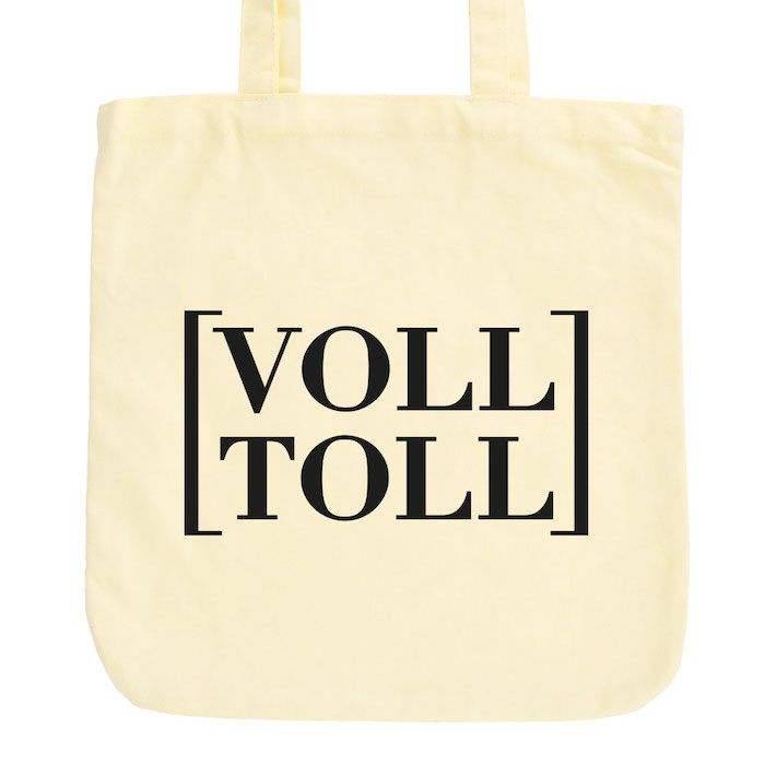 JUNIWORDS Pastell Jutebeutel [voll toll]