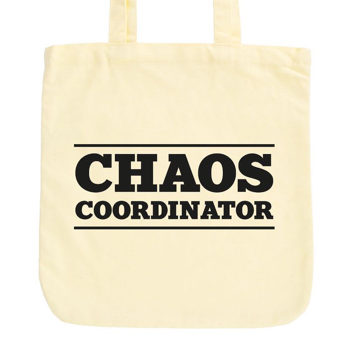 JUNIWORDS Pastell Jutebeutel Chaos Coordinator