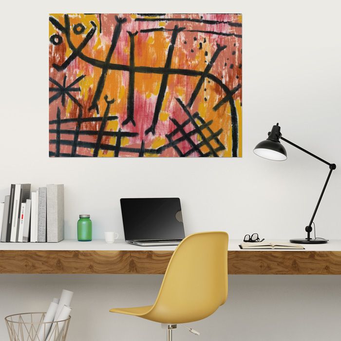 Poster Paul Klee - Assjel im Gehege