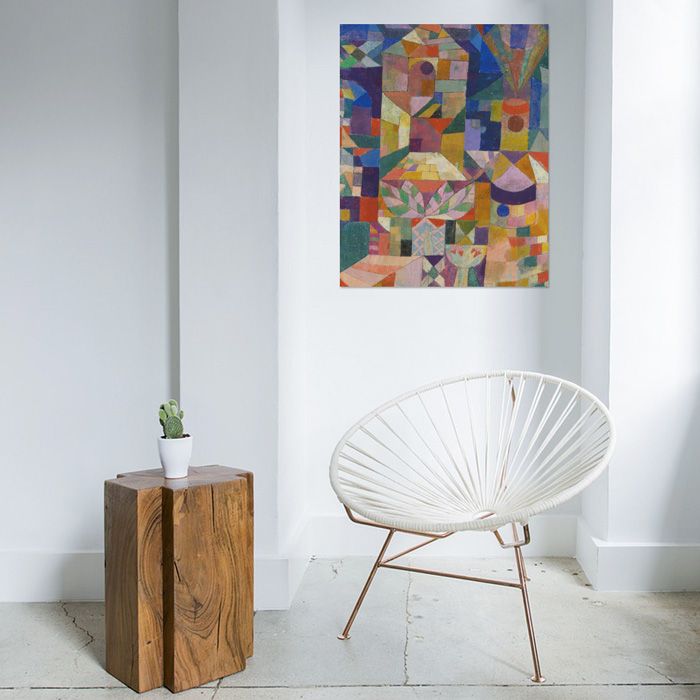 Poster Paul Klee - Burggarten