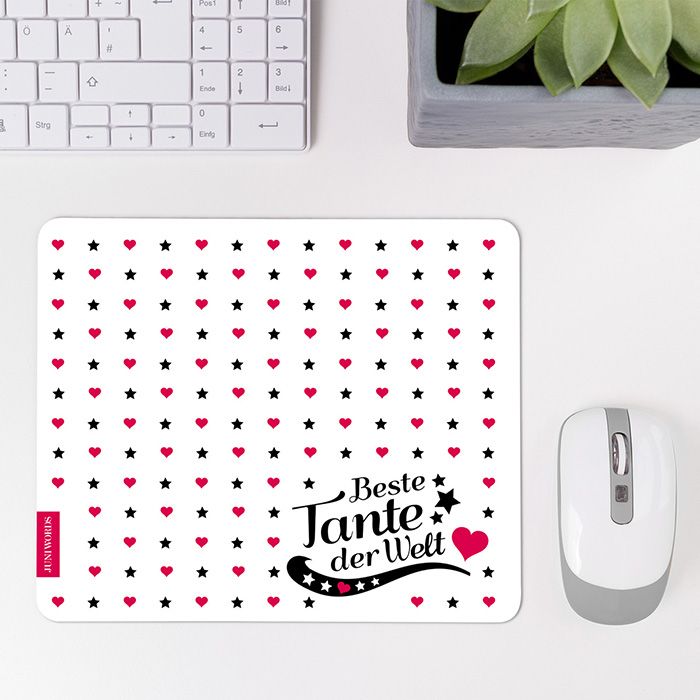 Mousepad Beste Tante - Motiv 2