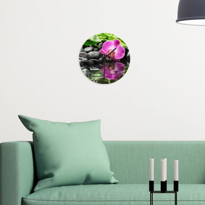 Wanduhr Wellness