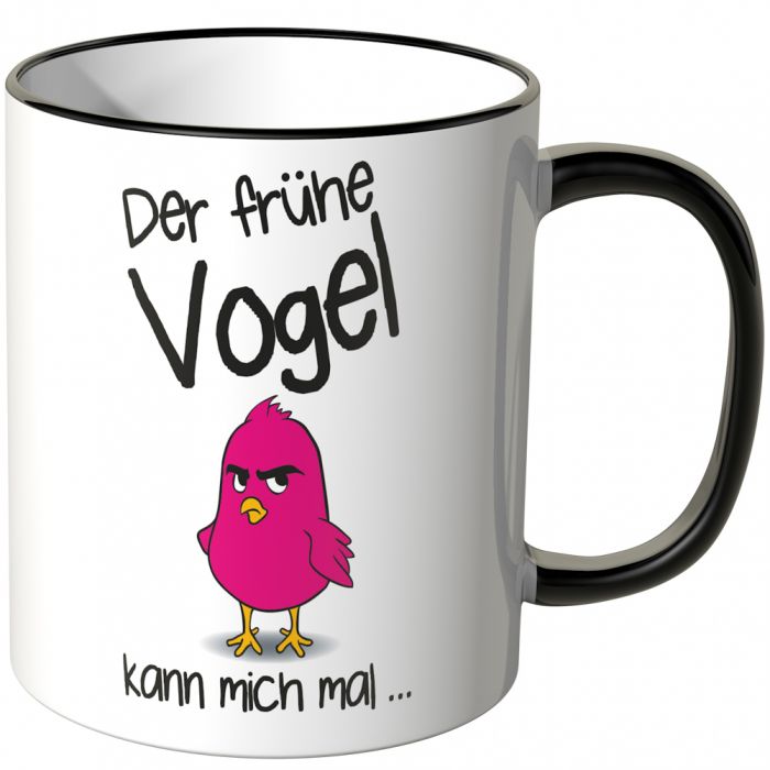 JUNIWORDS Tasse Der frühe Vogel